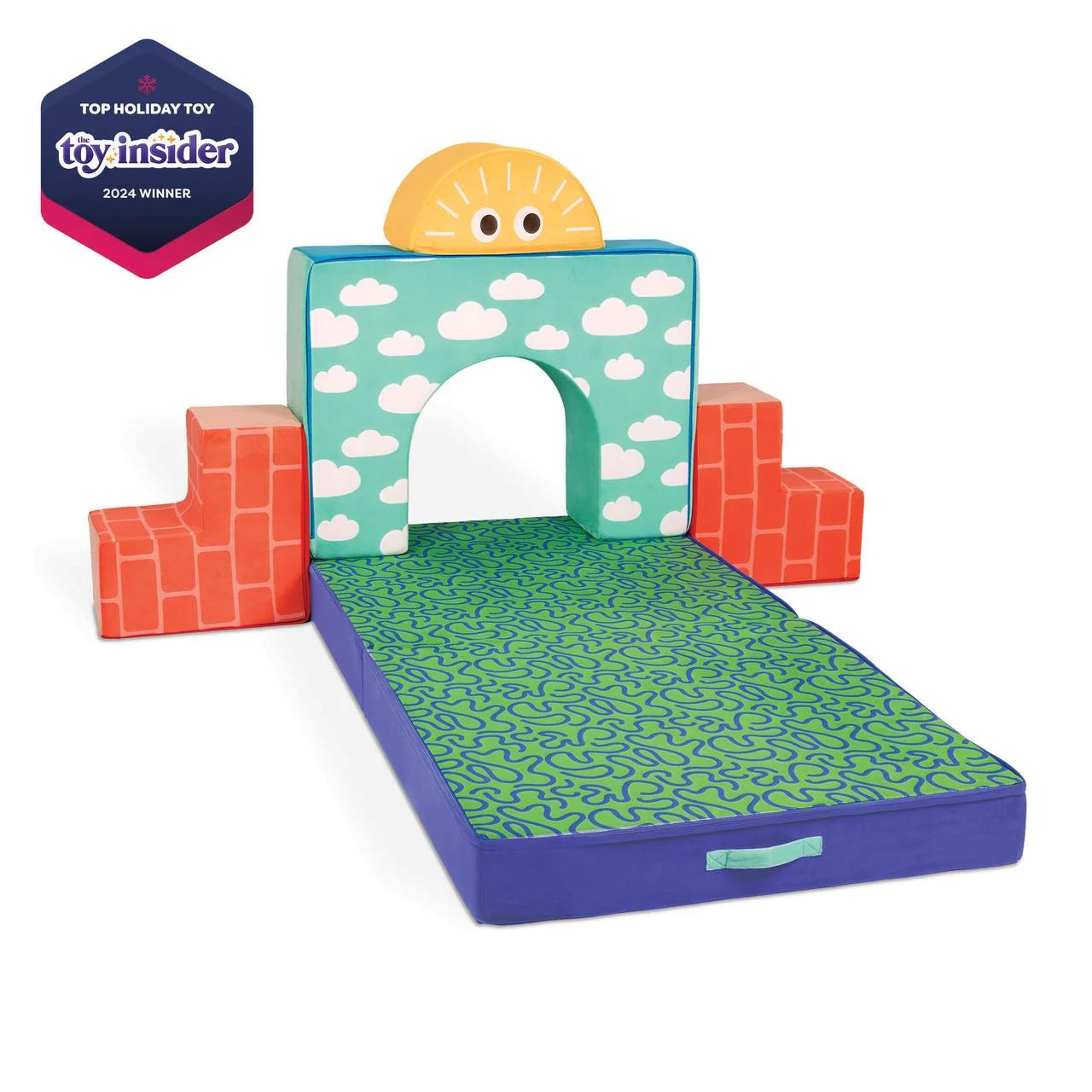 Cloud Castle Foam Fort Building Set with 5 Multicolor Play Shapes, Indoor Toy for 12 Months +
